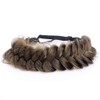Gledola Messy Synthetic Hair Braided Headband Classic Chunky Wide Braided