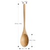 YFWOOD Spoons, Wooden Soup Spoons, Set of 2, Wood Dinner