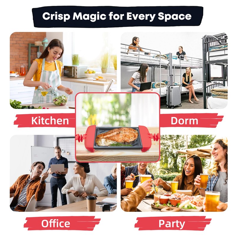 Mico Dingker Microwave Sandwich Maker, Microwave Toastie Maker, Snack Maker