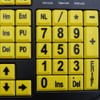 Large Print Yellow Keys USB Keyboard for Low Vision By