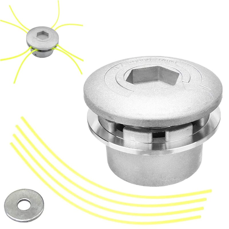 Lawn Trimmer Head Double Thread Head, Thread Head Brush Cutter,