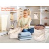 MISSLO Cotton Breathable Dust-proof Drawstring Storage Pouch Bag (Pack 3