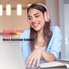 KVIDIO Bluetooth Headphones Over Ear, 65 Hours Playtime Wireless Headphones