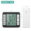 ORIA Refrigerator Thermometer, Wireless Digital Freezer Thermometer with 2 Wireless
