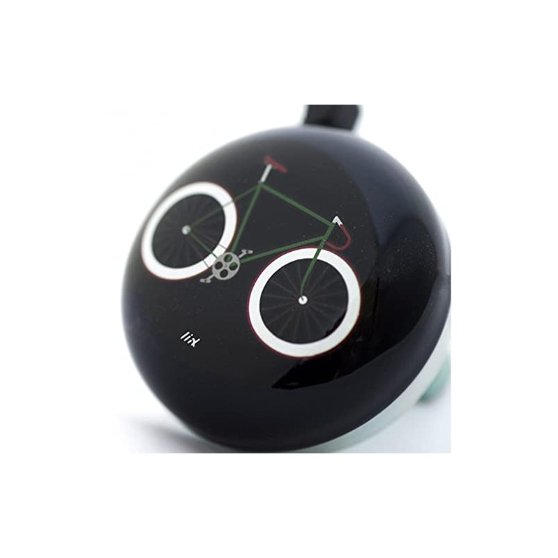 Liix Brooklyn Bike Bicycle Bell Design Bell, Black, db21