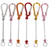 „ÄêP165„Äë5pcs Alloy Climbing Buckle Shape DIY Decoration:_Silver ZK18003.5
