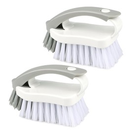 Scrub Brushes for Cleaning Stiff Bristle - Scrub Brushes for Cleaning, Scrubbing Brush, Stiff Bristle Brush, Hand Brushes for Cleaning for Shower, Shoes, Kitchen, Floor, Carpet, etc.（2 Pack）