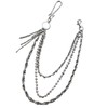 White Fang AZ180 Wallet Chain, Ball Chain, Silver Wallet, Fall