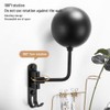 Helmet Holder 180 Degree Rotation Helmet Rack with 2 Hooks