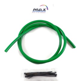 MAX-FLO Fuel Line Gas Hose 4' x 1/4" x 3/8"  Motorcycle Bike Scooter ATV UTV MED GREEN