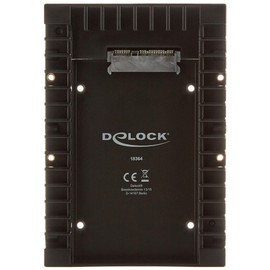 Delock 18364 3.5 Inch Mounting Frame for 2.5 Inch SATA Drive Black