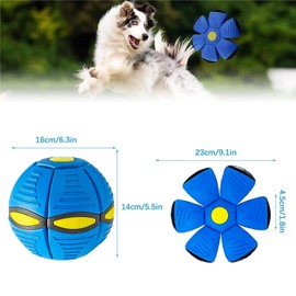 Interactive Dog Ball, Dog Toy Ball, Magic Pet Flying Disc Ball, Frisbee Ball for Pets, Interactive Toy for Pets, Pet Magic Flying Disc Ball