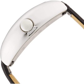 Frank Miura FM06K-W Men's Watch No. 6, Magnum, Leather Strap, White, black (black 19-3911tcx), watch