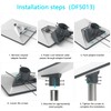 HOLACA Metal Pipe Adapter Mount for Starlink Mini (Pole Sizes
