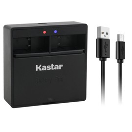 Kastar Dual USB Charger for GoPro HERO6, Hero 6 Black, Gopro6 and GoPro AHDBT-601, AHBBP-601 Sport Camera