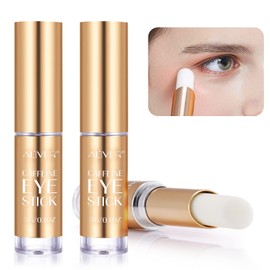 Caffeine Eye Pencil, 2 Pack Brightening Eye Cream Pen for Dark Circles, Puffy Eyes and Wrinkles, Firming Balm, Anti-Aging, Firming Eye Line, Moisturizing Eye Care