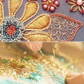 1 Pieces Cross StitchEmbroidery Floss,100% Eco-Cotton Cotton Premium Skeins, Ideal for Arts & Crafts (Brown Series 67980)