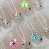 Glitter Flower Handmade Nail Tips - Almond M / 글리터
