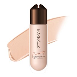 MAKEHEAL 1.P.L FOUNDAISER FOUNDATION matte finish, liquid foundation with wand, long lasting full coverage, blendable, 28g 0.99 fl Oz [21-C PEONY]