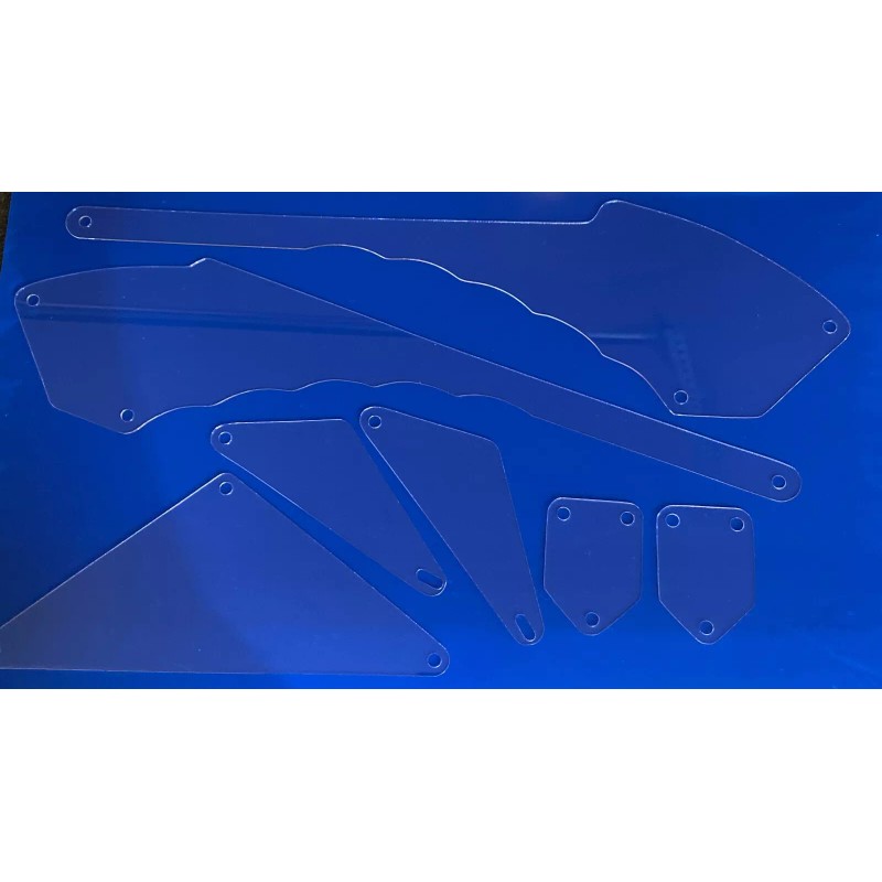 Gottlieb Target Pool Clear Plastic Protector Set Pinball