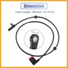 Partuto Car ABS Wheel Speed Sensor Rear Left Right No.2045400317