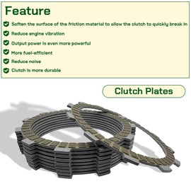 Clutch Kit Heavy Duty Springs & Cover Gasket Compatible with Honda Shadow Aero 1100 Shadow ACE 1100 Shadow Spirit 1100 VT1100C1 VT1100C VT1100C2 VT1100C3 1995-2007