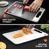 Titanium Cutting Board, Double Sided Chopping Board for Kitchen, Non