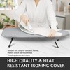 SheeChung Small Ironing Board 12"X32",Mini Ironing Board with Removable Cover
