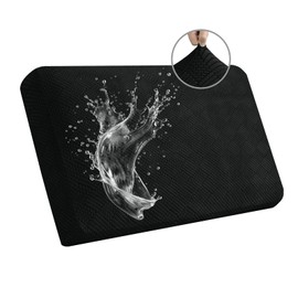 Easy-Going Waterproof Couch Cushion Covers for Couches and Sofas, Stretch Jacquard Sofa Seat Cover Replacement for Dogs, Pets & Kids, Durable Furniture Protector for Loveseat Cushions, Black