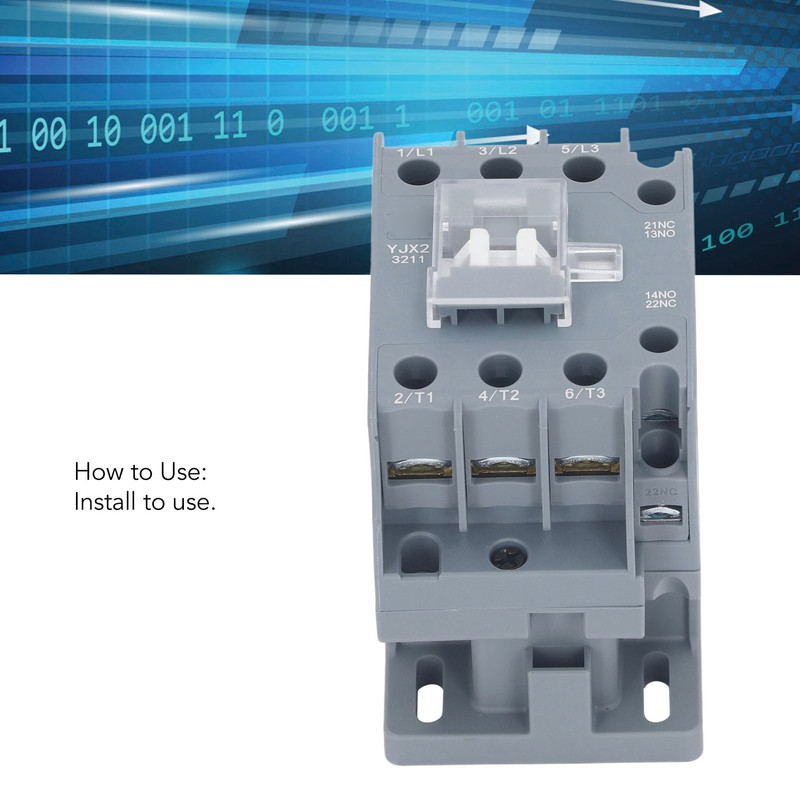 AC Contactor Copper Coil 3 Phase 1 NO 1 NC