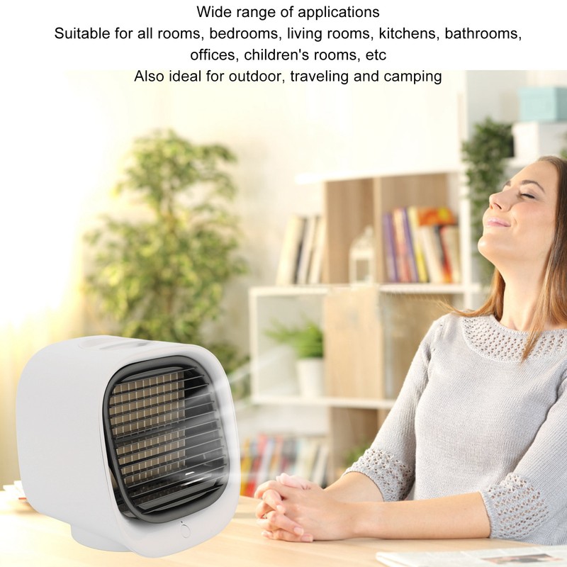 Portable Air Conditioner Multifunction Efficient Quiet Humidification USB Small Air
