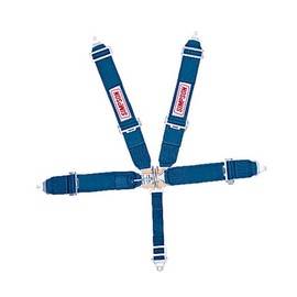 Simpson Racing 29061BL Latch and Link 62" Blue Pull Up Bolt-in Individual 5-Point Harness System