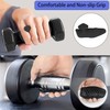 Anti-Slip Workout Grips, Ergonomic Rubber Hand Protector Gloves for Gym