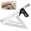 Set Square, 30cm Straight Ruler and 24cm Set Square, Precision