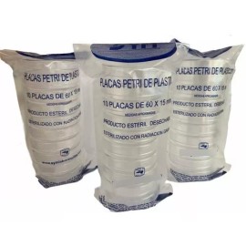 Sym-Lab Caja Petri Estéril Desechable 60x15mm Caja 400 Piezas