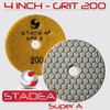 STADEA 4" diamond Granite dry polishing pads sanding pads for