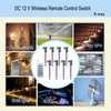 12V Mini Remote Control Switch, 8 Channel Single Channel Wireless