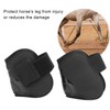 4pcs Horse Tendon Boots Protective Lightweight and Adjustable Boots for