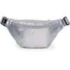 LOQI Unisex Adult Metallic Bum Bag, silver