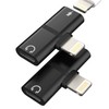 Hoyulli Dual Lightning Headphone Adapter, 4 in 1, Apple MFi