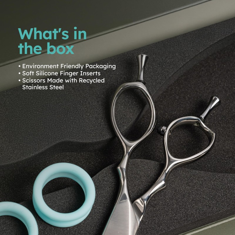 6" Professional Hair Scissors – Barber Shears Made with Premium