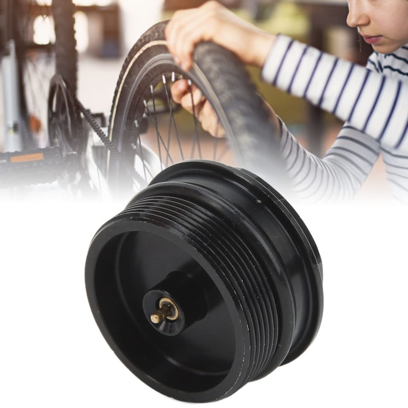 SPYMINNPOO Bicycle Fork Valve Nut, Aluminium Alloy Air Fork Tooth