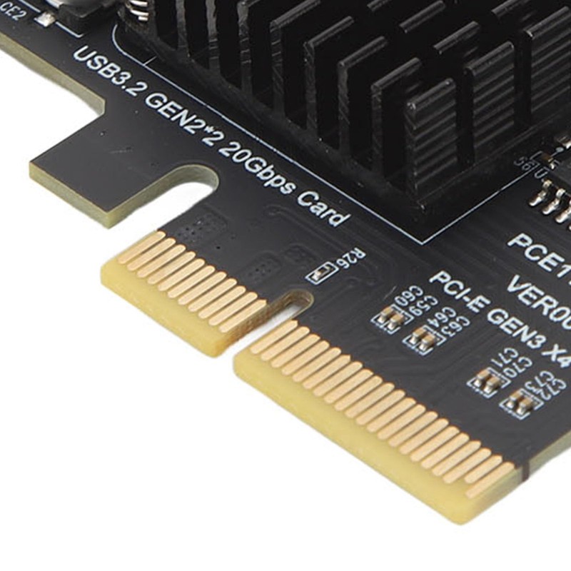 PCIE 4X to USB 3.2 Gen 2 Expansion Card, 20Gbps