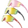 Wapreta 3PACK Kids Sunglasses Youth Baseball Sunglasses for 4-12 Boys
