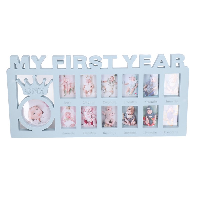Newborn Photo Frame Durable Polished 12 Small Picture Frames Record