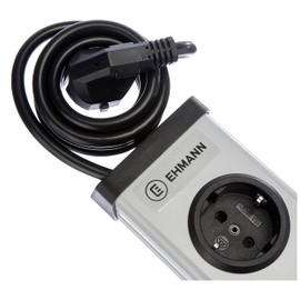 Ehmann 0200x00032301 Socket Strip Universal 3-Way 1.5 m Cable