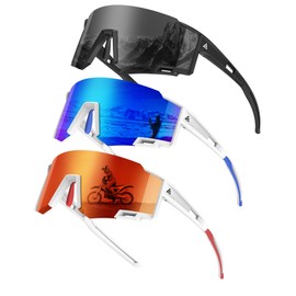 KALIYADI Sport Sunglasses-for-Men Polarized-Mens-Sunglasses Women: Sun Glasses with UV400 for Running Cycling Fishing