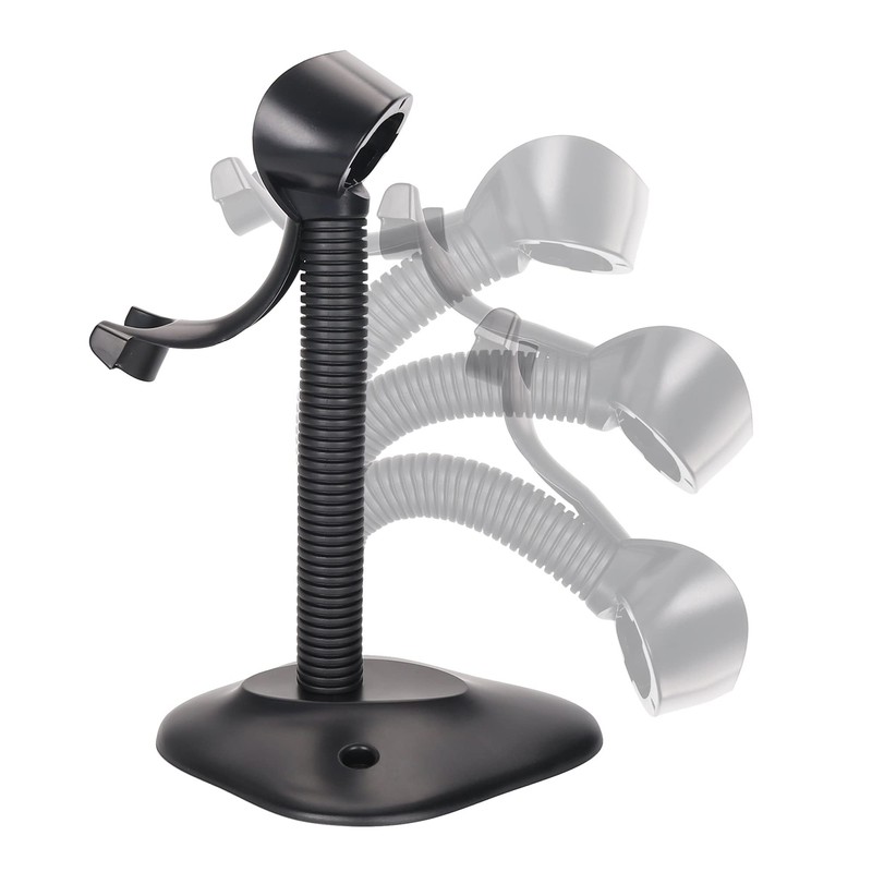 Goose Neck Hands Free Adjustable Barcode Scanner Stand for Desk