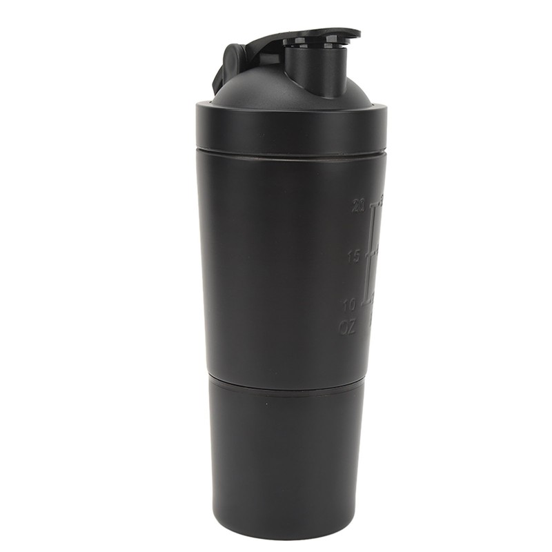 Shaker Bottle Stainless Steel Protein Shaker Scales Portable Shaker Cup