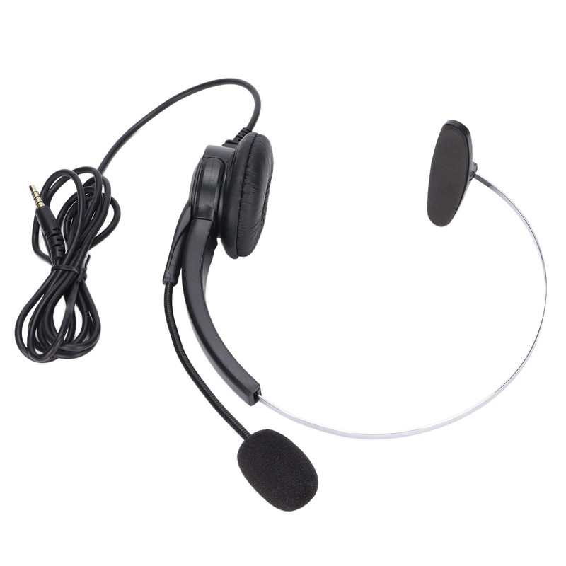 USB Headset 3.5mm Computer Headphone with Microphone Noise Cancelling for